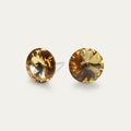 Mila - Light Colorado Topaz - 8mm Brown Color Crystal - Hypoallergenic